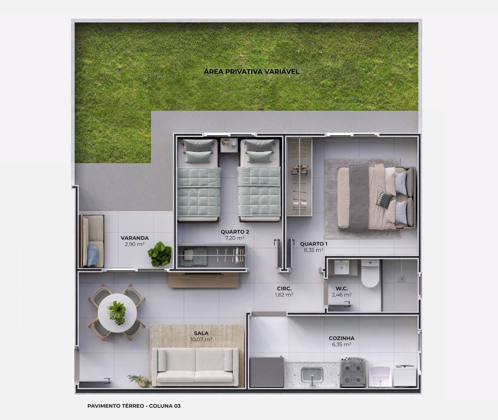 Apartamento à venda com 2 quartos, 46m² - Foto 12