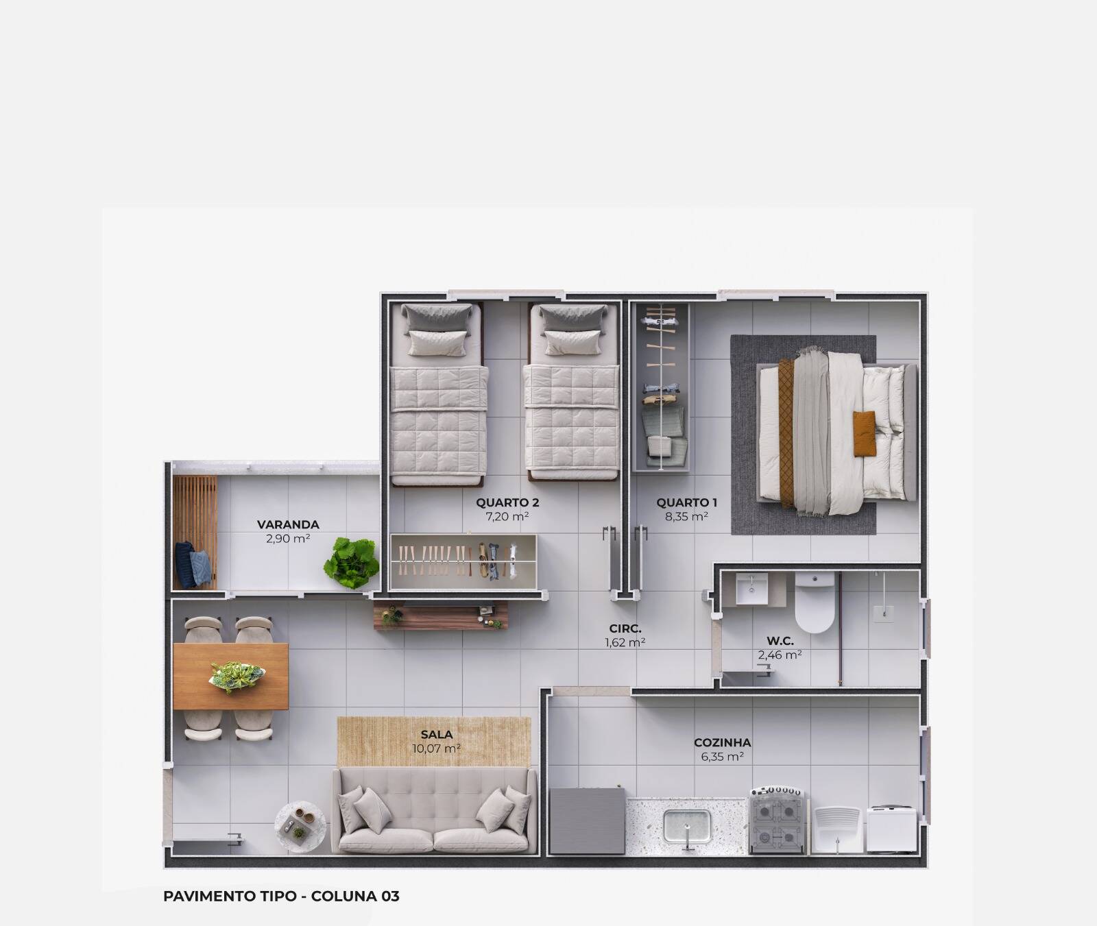 Apartamento à venda com 2 quartos, 46m² - Foto 17