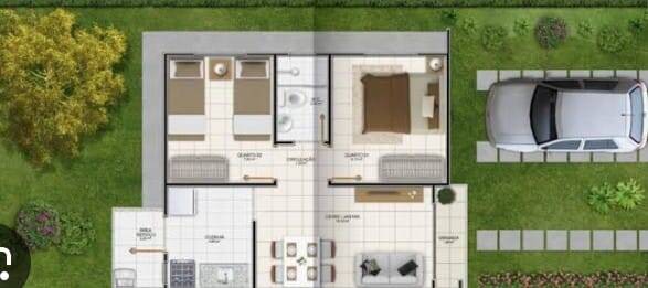 Casa, 2 quartos - Foto 2